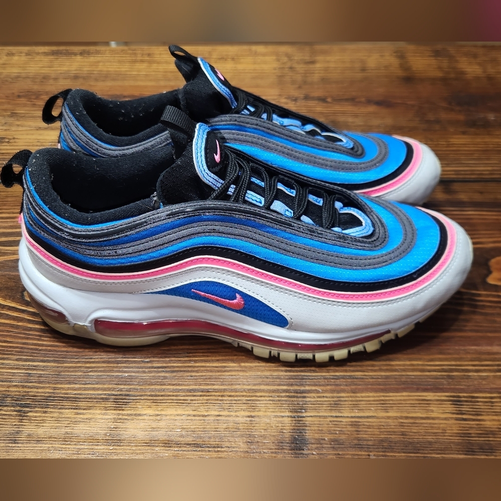 Nike Air Max 97 Sneakers - Blue, Pink, Black